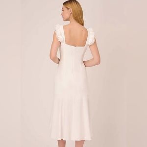 Satin Crepe High-Low Dress by Adrianna Papell